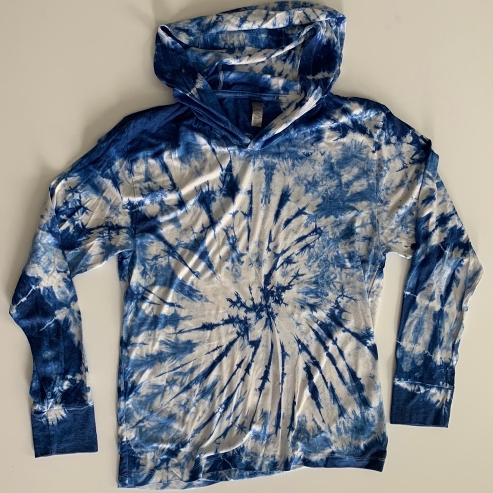 Hand-crafted indigo tie-dye, women’s M, EUC